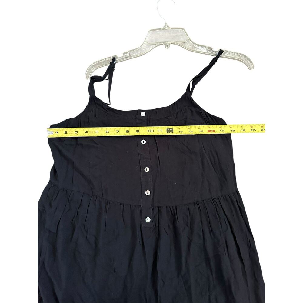 Lulus Favorite of the Day Tiered Maxi Dress Women XL Lined Black Boho Beach - Picture 5 of 11
